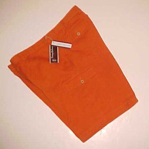 Tommy Bahama 18 Golf Orange Bungalow Short New